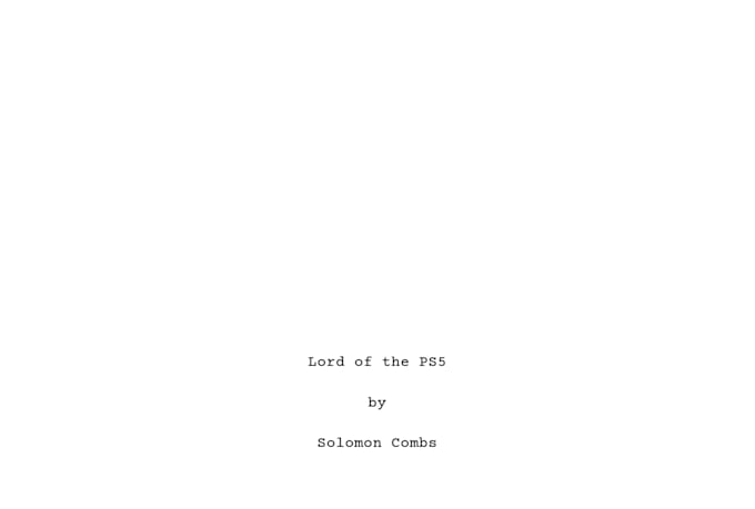 proofread your short screenplay and provide script notes